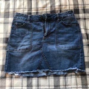 Wallflower Denim Skirt